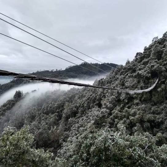 El temible y poético puente tibetano de Puebla