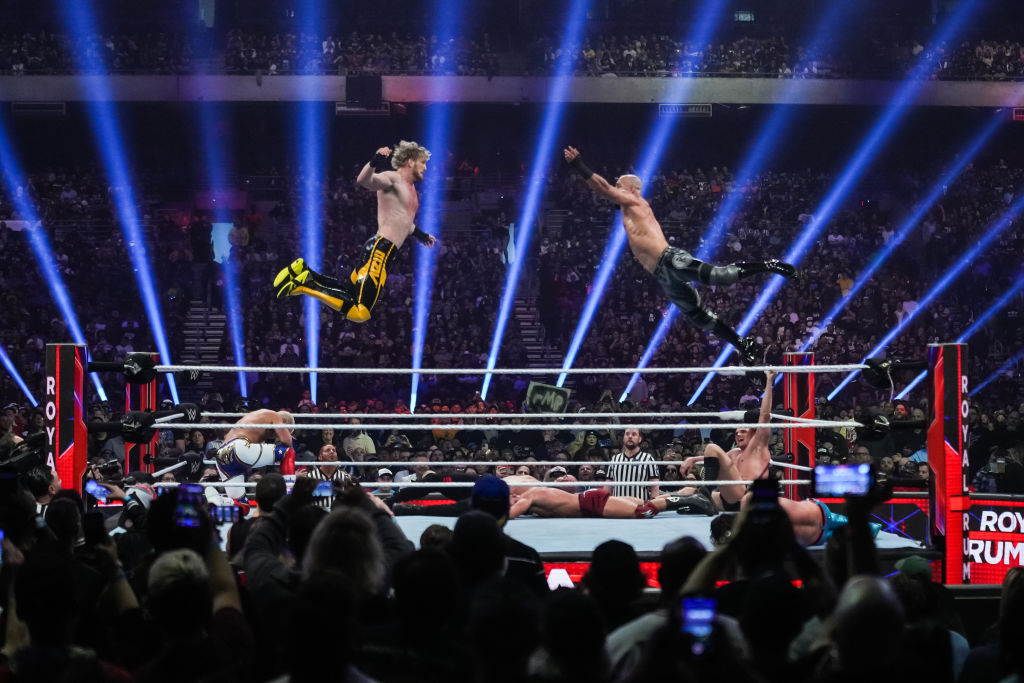 Logan Paul y Ricochet en el Royal Rumble 2023