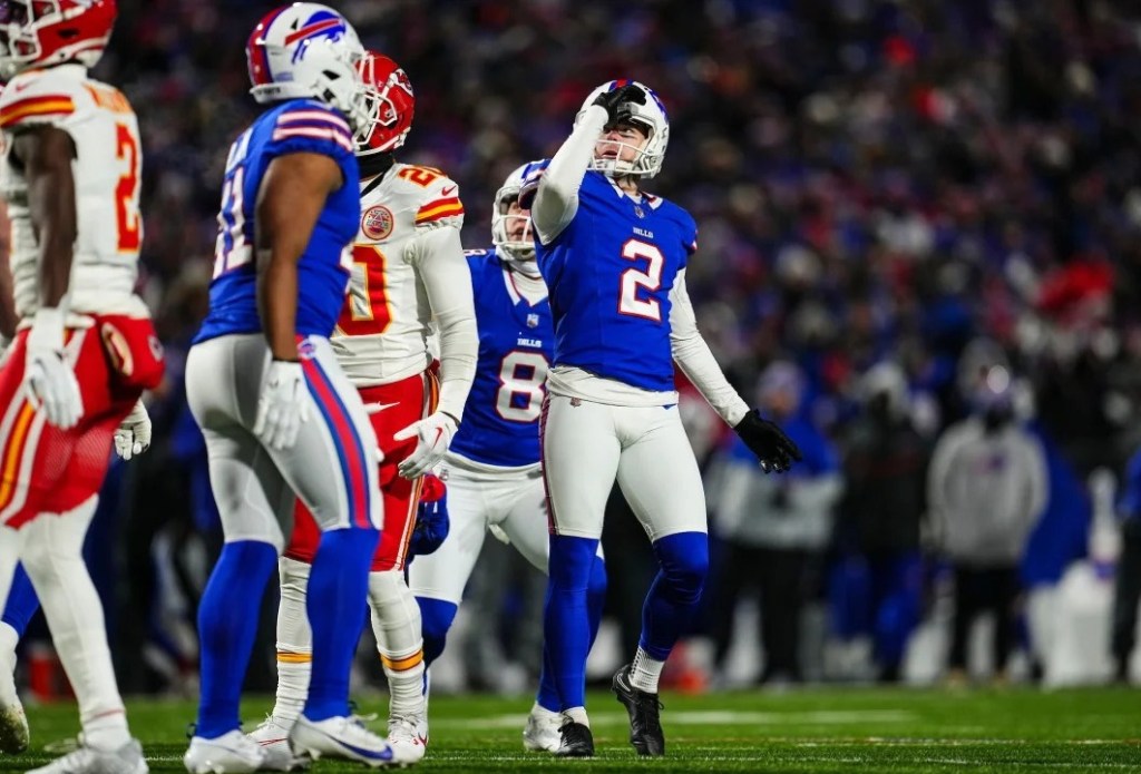 Tyler Bass falla gol de campo en el Bills vs Chiefs 