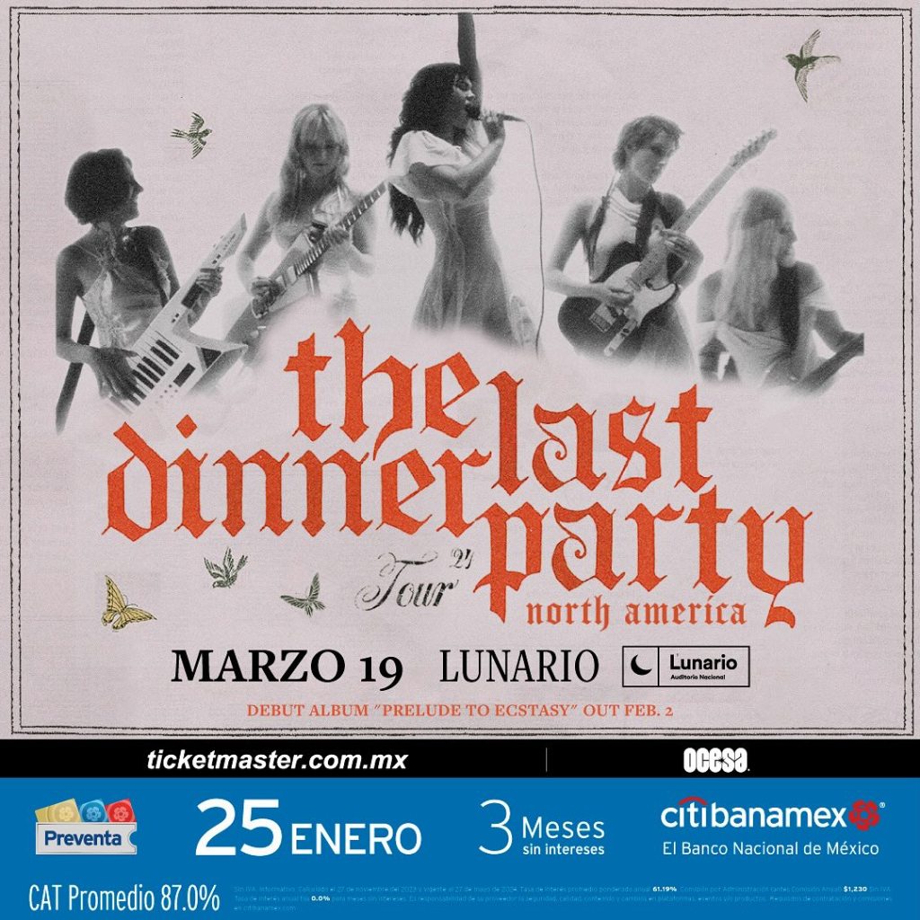 The Last Dinner Party dará su primer concierto en México (y acá van los detalles)