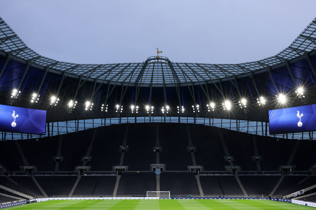 La tribuna sur del estadio del Tottenham