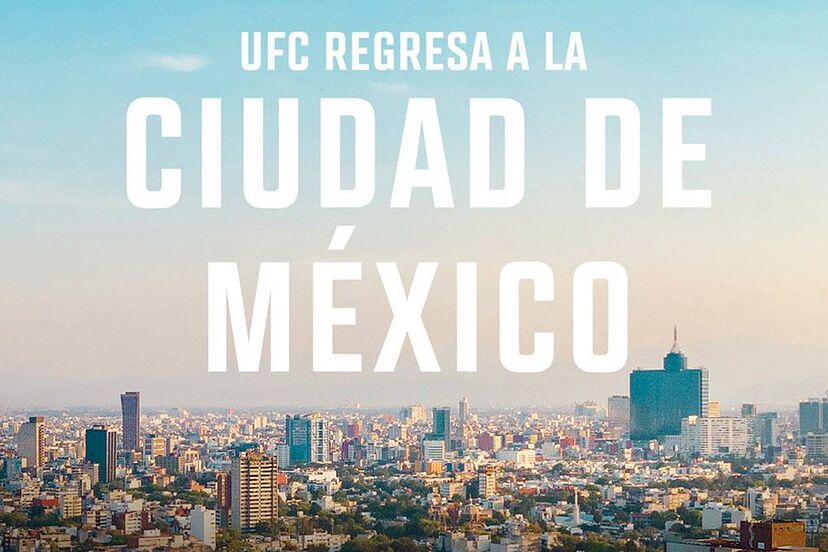 El promo del evento de UFC en México