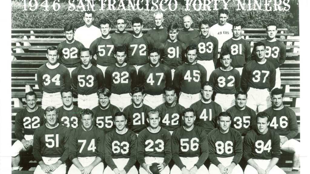 Primer equipo de los 49ers de San Francisco
