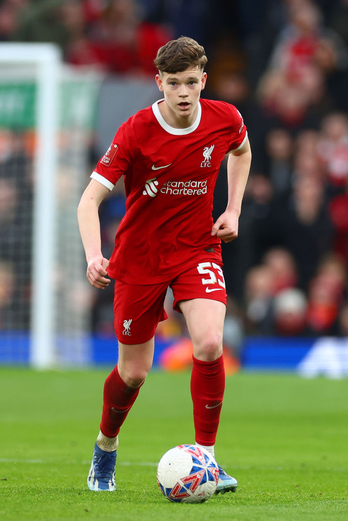 James McConnell con Liverpool