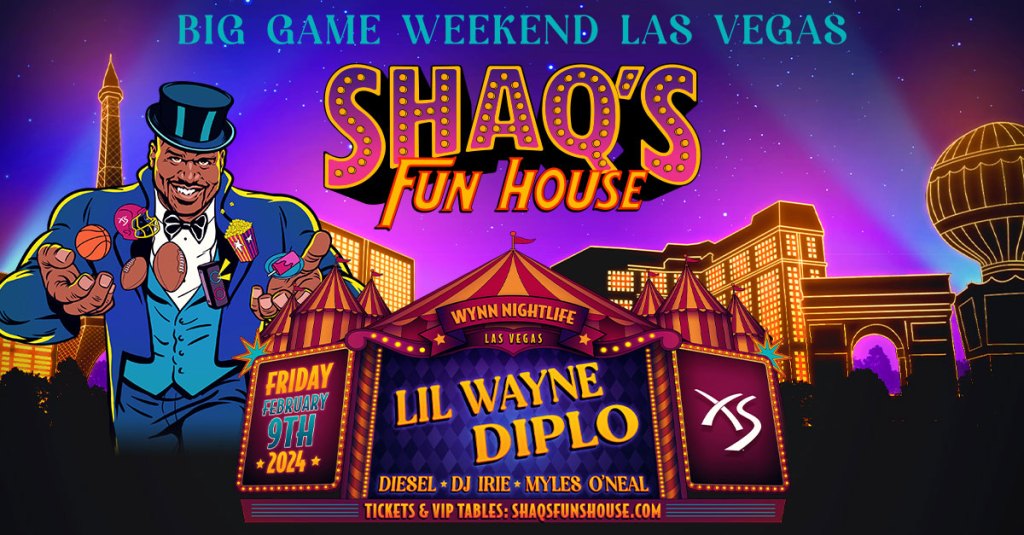 Shaq Fun House - Fiesta en Las Vegas de Shaquille O'Neal