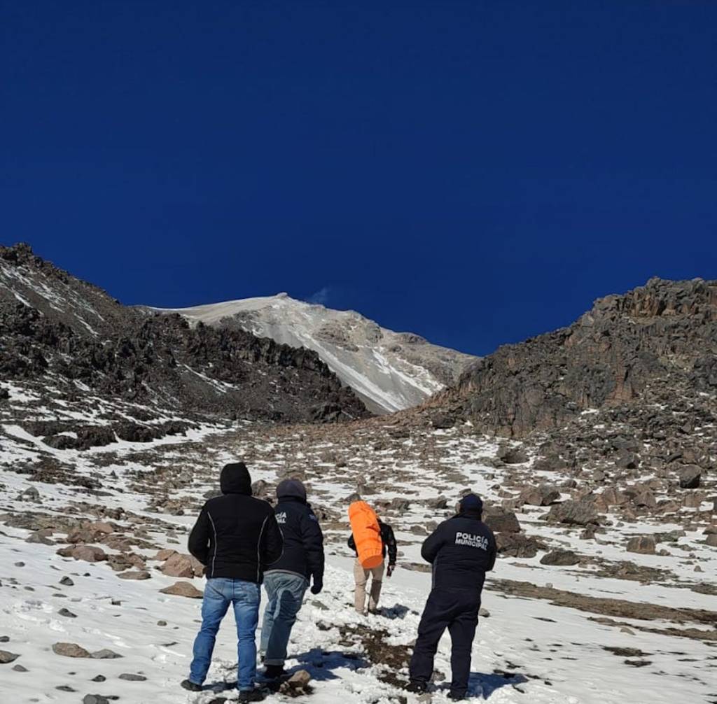Alpinistas perdidos en el Pico de Orizaba.