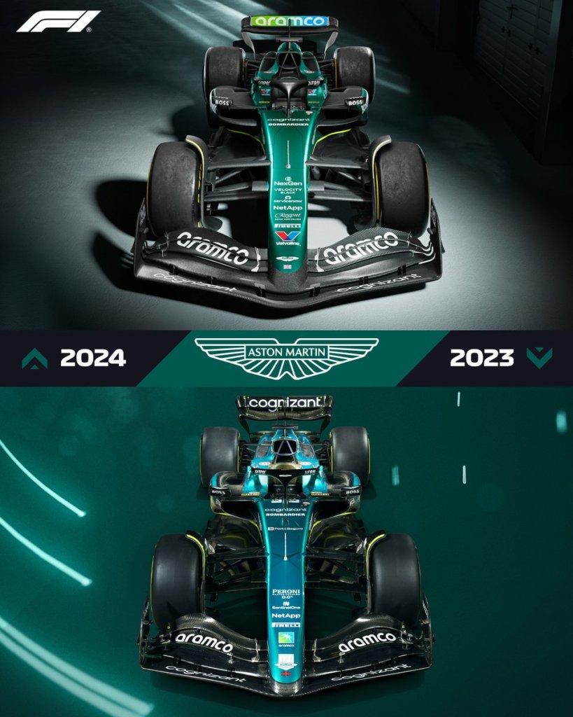 Aston Martin 2023 vs 2024