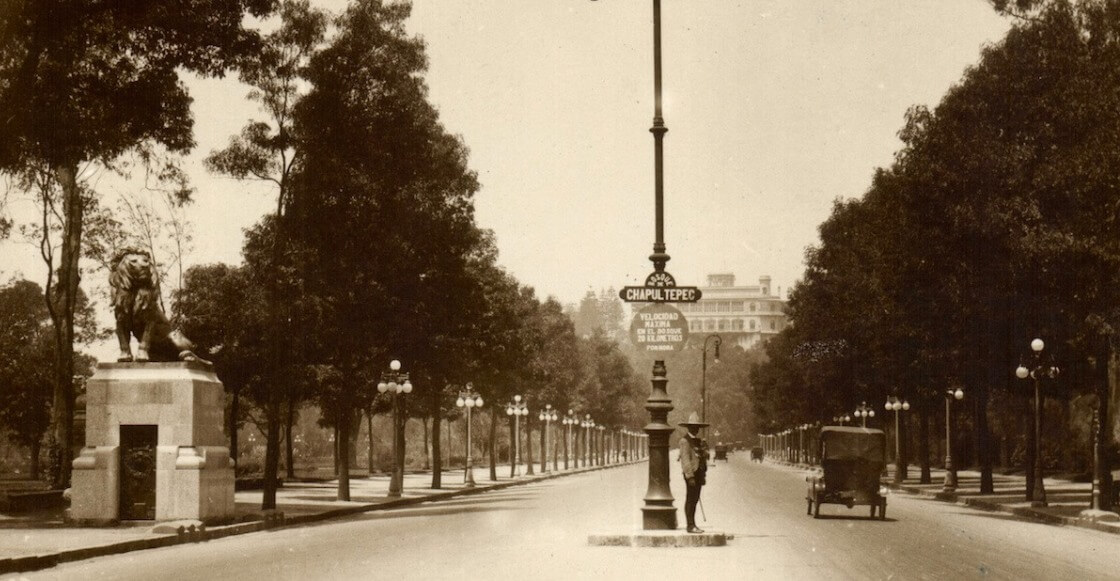 Una caminata larga por el Paseo de la Reforma