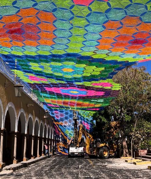 Sabías que… En Jalisco está el cielo tejido más grande del mundo