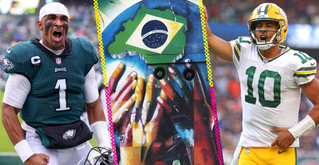 Eagles vs Packers será el primer partido de la NFL en Brasil. Noticias en tiempo real