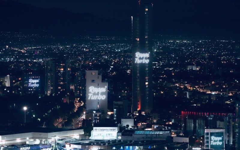 edificios con la rappi señal en puebla mexico