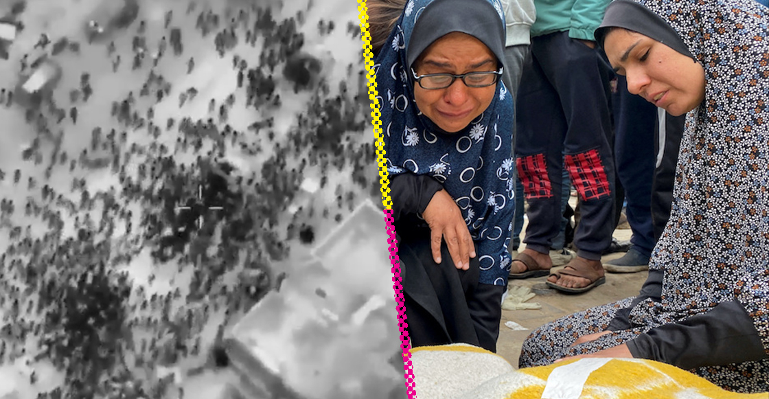 Israel dispara contra palestinos.