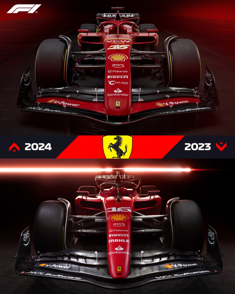 El SF-24 de Ferrari para el 2024 