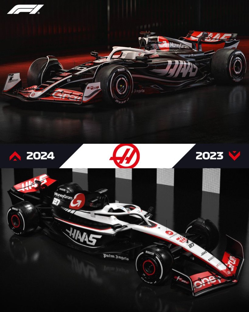 Haas 2023 vs 2024