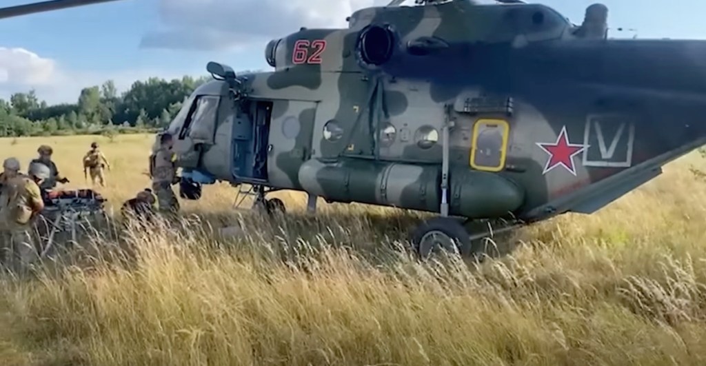 Así se ve el helicóptero ruso que un soldado llevó a Ucrania.
