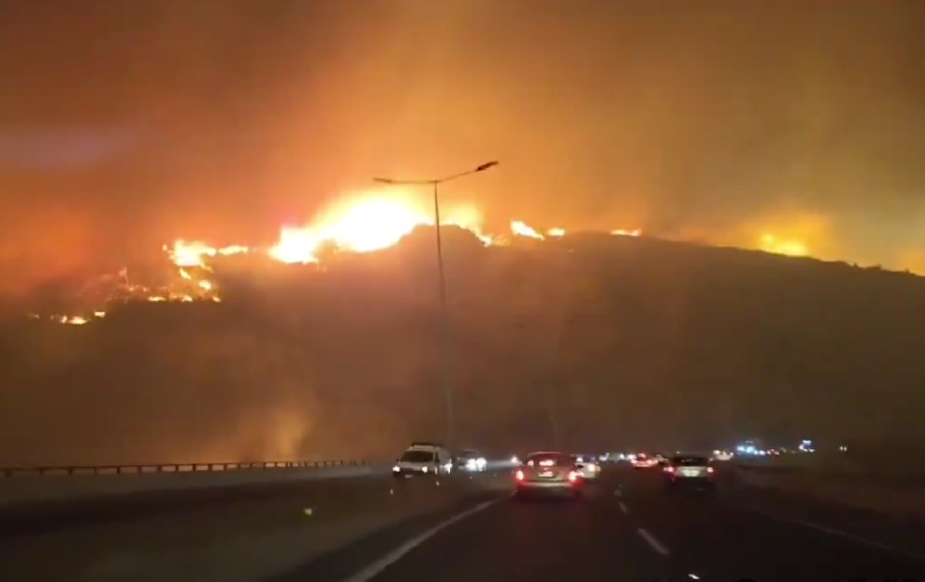 Fotos y videos: Los incendios en Chile por los que se decretó toque de queda en Valparaíso