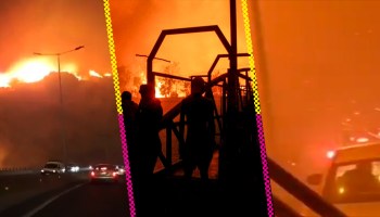 Fotos y videos: Los incendios en Chile por los que se decretó toque de queda en Valparaíso