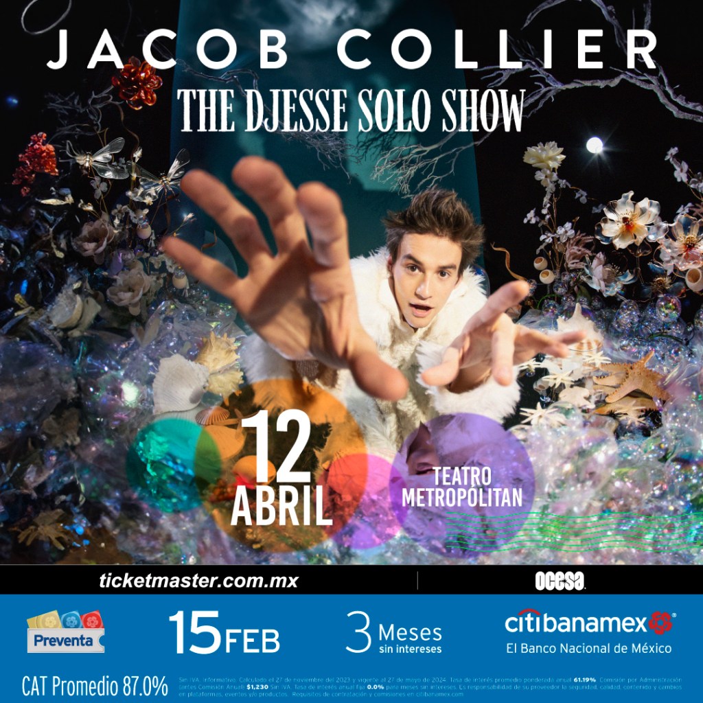 Fecha, lugar y detalles del primer concierto de Jacob Collier en México