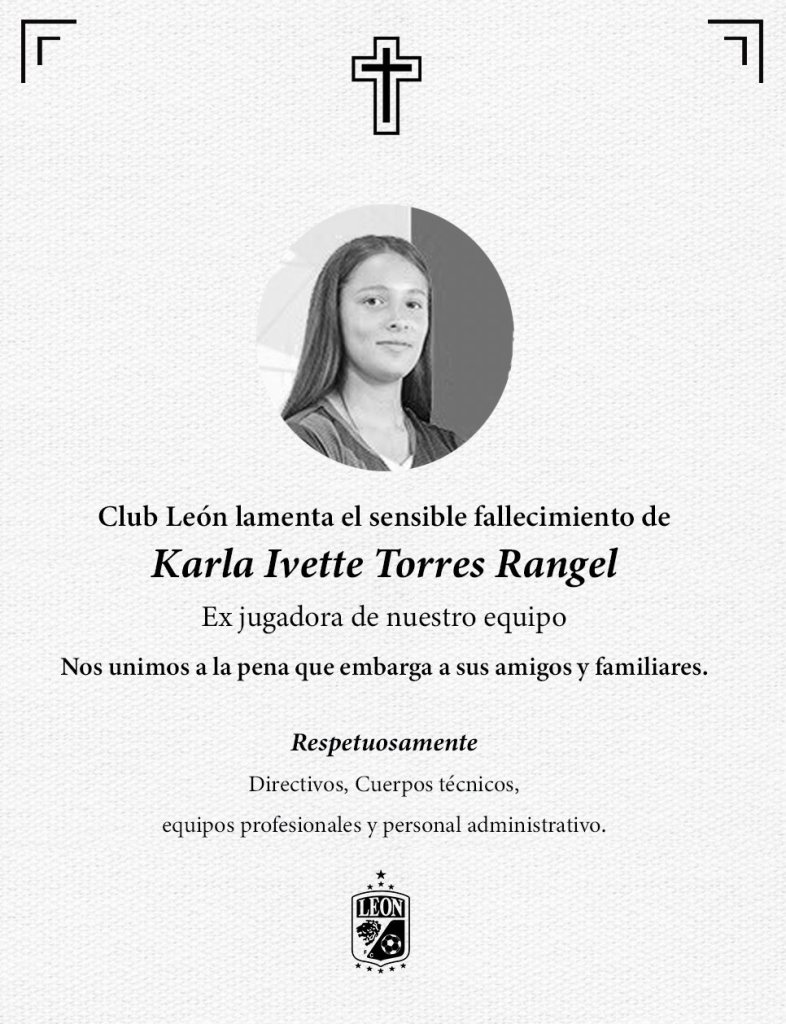 Karla Ivette Torres, exjugadora de León Femenil murió en un accidente