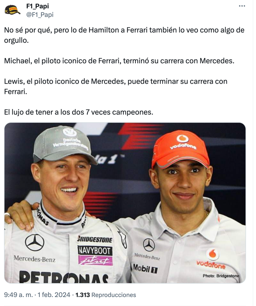 Lewis Hamilton dejará Mercedes para unirse a Ferrari