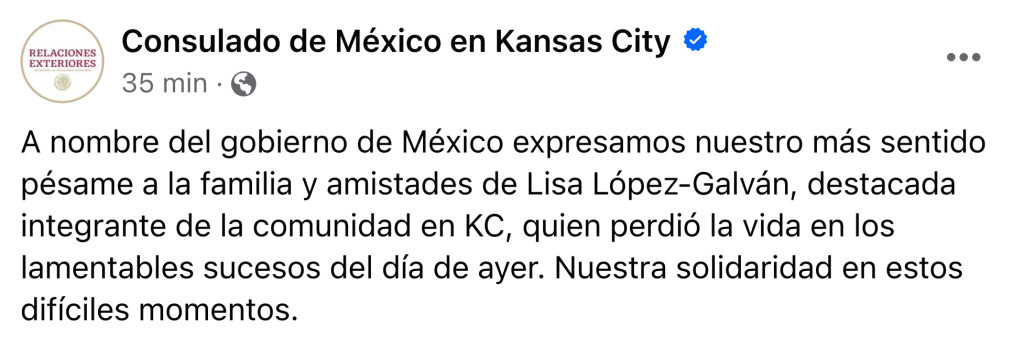Lisa López-Galván murió en el tiroteo del desfile de Kansas City Chiefs
