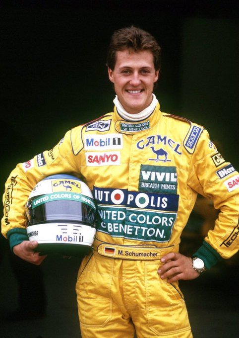 Michael Schumacher, piloto de Benetton 