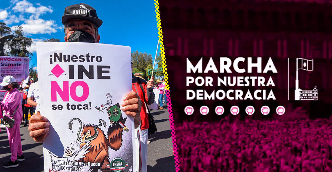 Motivos de la Marcha Por Nuestra Democracia en defensa del INE