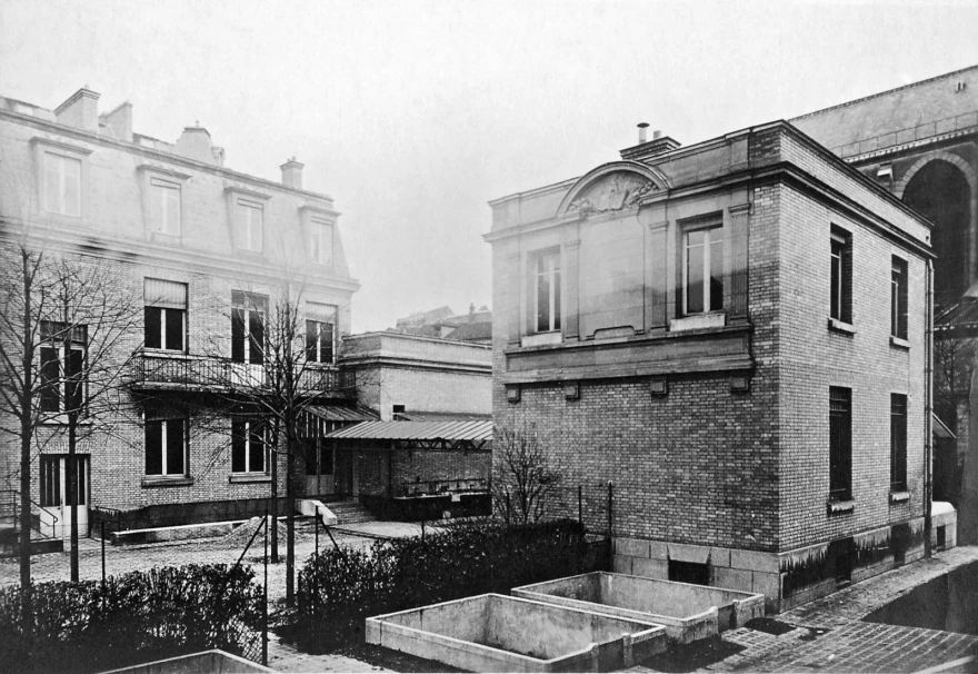 Así se veía el Pabellón de las Fuentes, parte del laboratorio de Marie Curie.