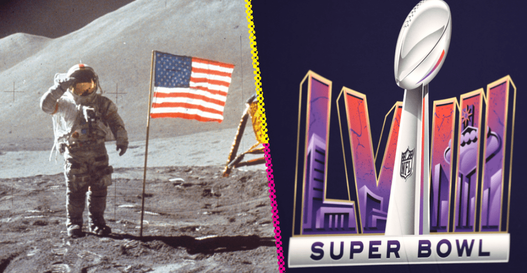 No pudo contra el Apollo 11: Los récords de audiencia que se rompieron en el Super Bowl LVIII