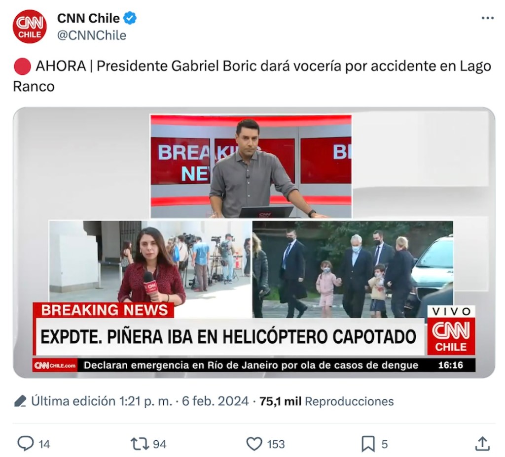 Lo que sabemos del accidente de helicóptero de Sebastián Piñera, expresidente de Chile