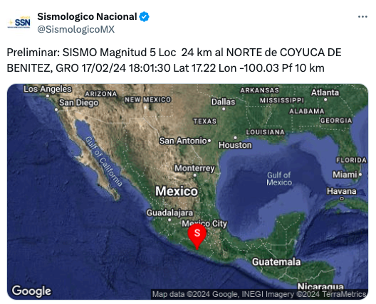¿Lo sintieron? Sismo de magnitud 5 activa alerta sísmica en CDMX
