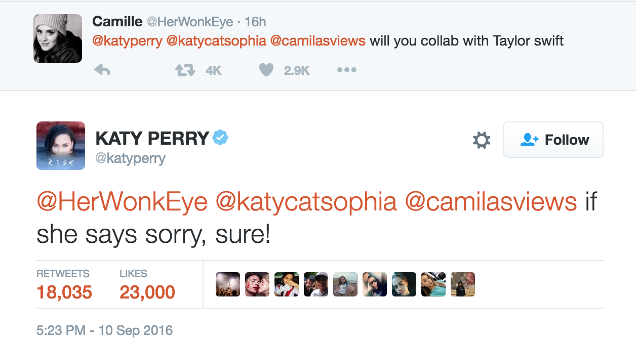 El origen del pleito entre Katy Perry y Taylor Swift que llegó a su fin (¿oficialmente?)