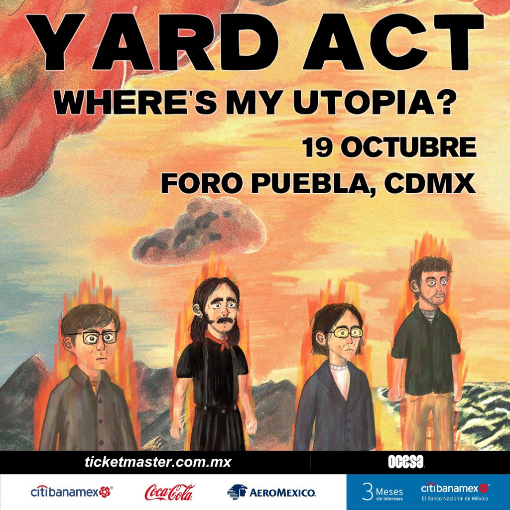 Fecha, lugar y lo que debes saber sobre el concierto de Yard Act en México