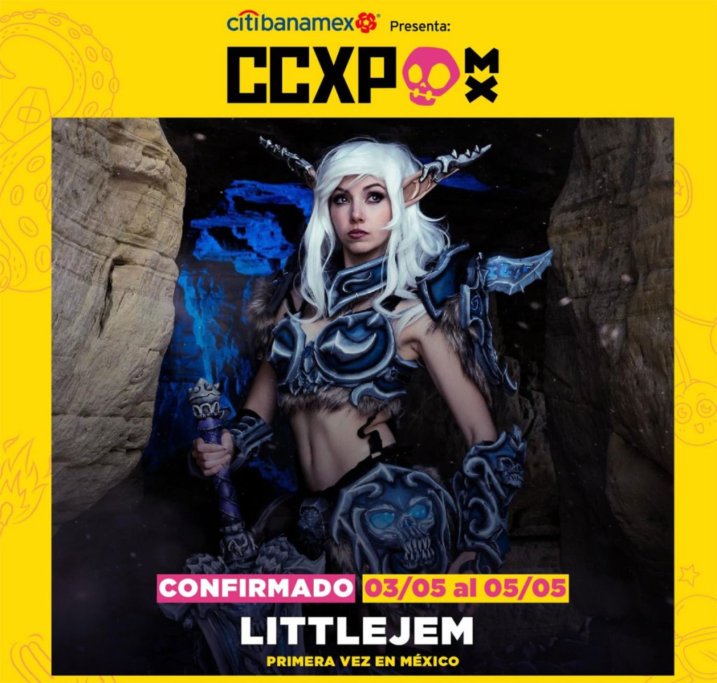 Anuncio oficial de que Little Jem será parte del Cosplay de CCXP México 2024