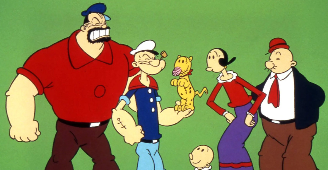 Imagen de los personajes de 'Popeye el marino'