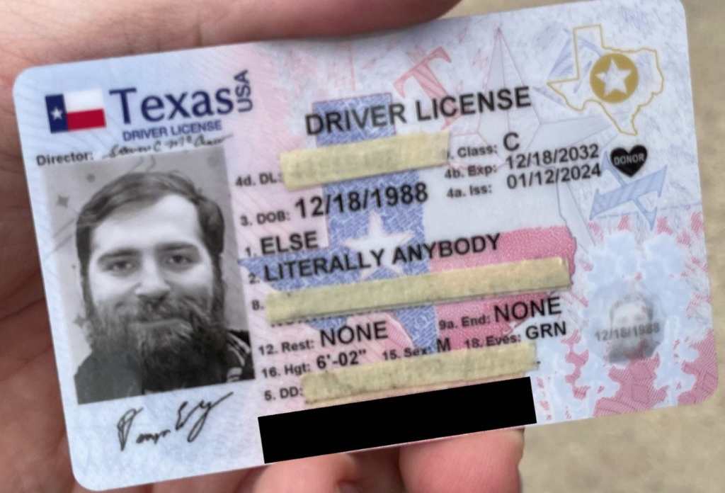 Pria yang secara resmi mengubah namanya di Texas.