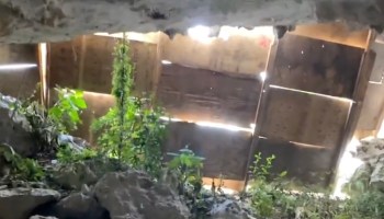 Un espeleólogo explora las cavernas destruidas por el Tren Maya y mostró que cerraron las entradas