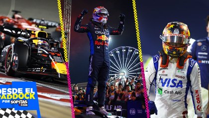 Paliza de Verstappen, remontada de Checo y guerra entre Yuki y Ricciardo en Bahreín