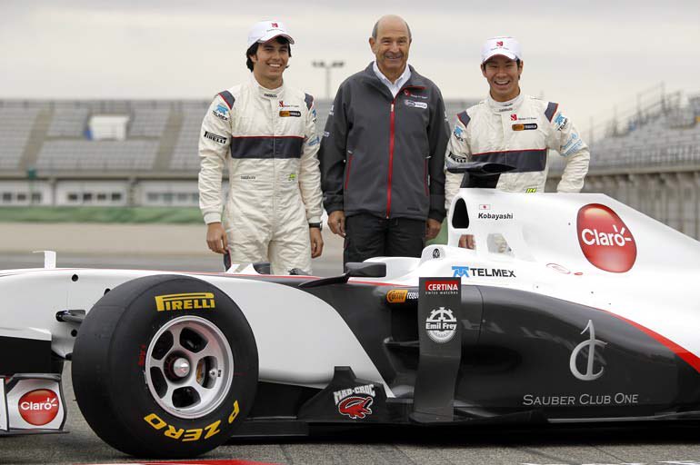 Checo Pérez en Sauber