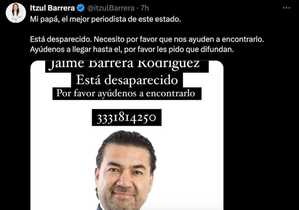 desaparicion periodista jaime barrera