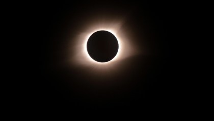 La foto del eclipse solar de marzo de 2018.