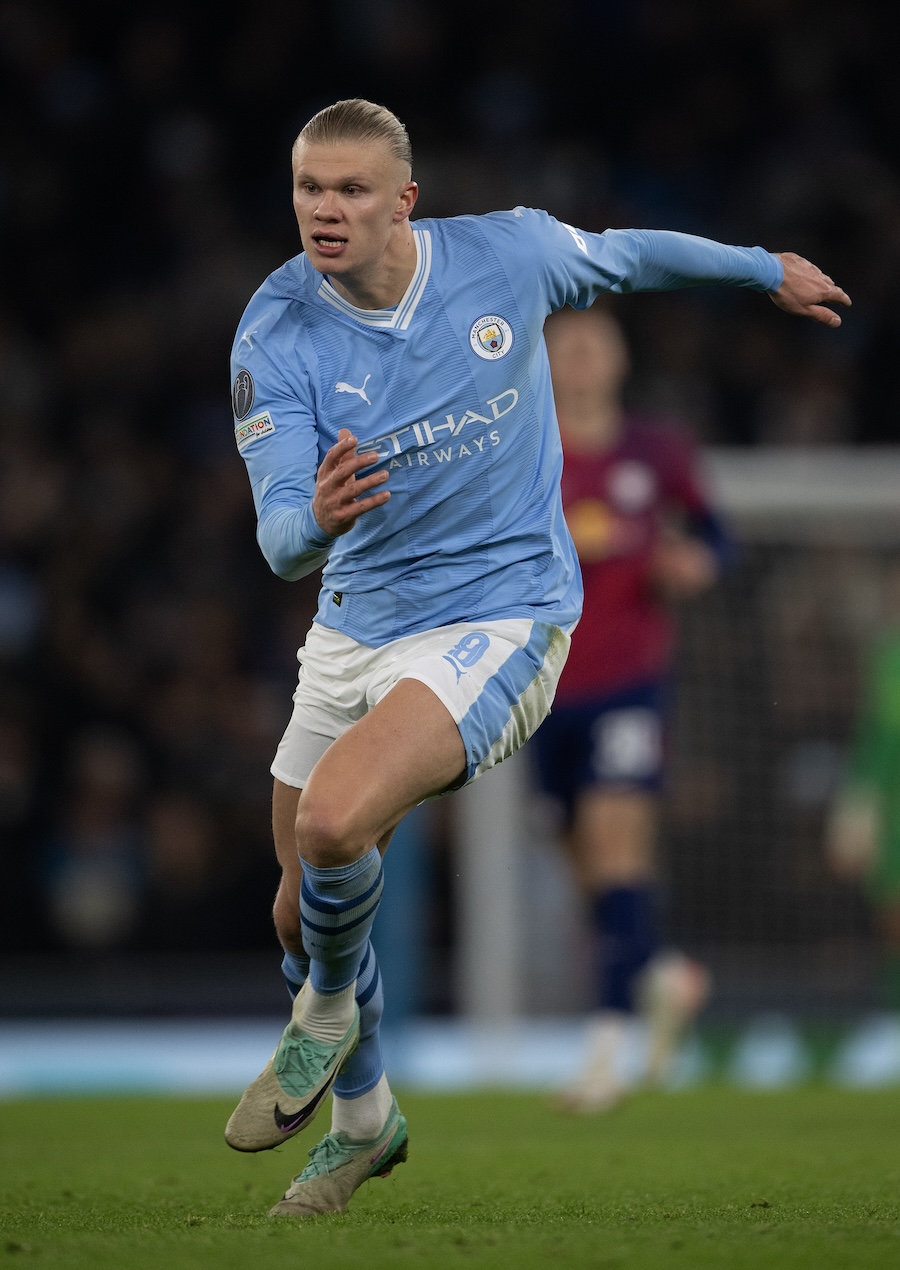 Haaland con Manchester City 