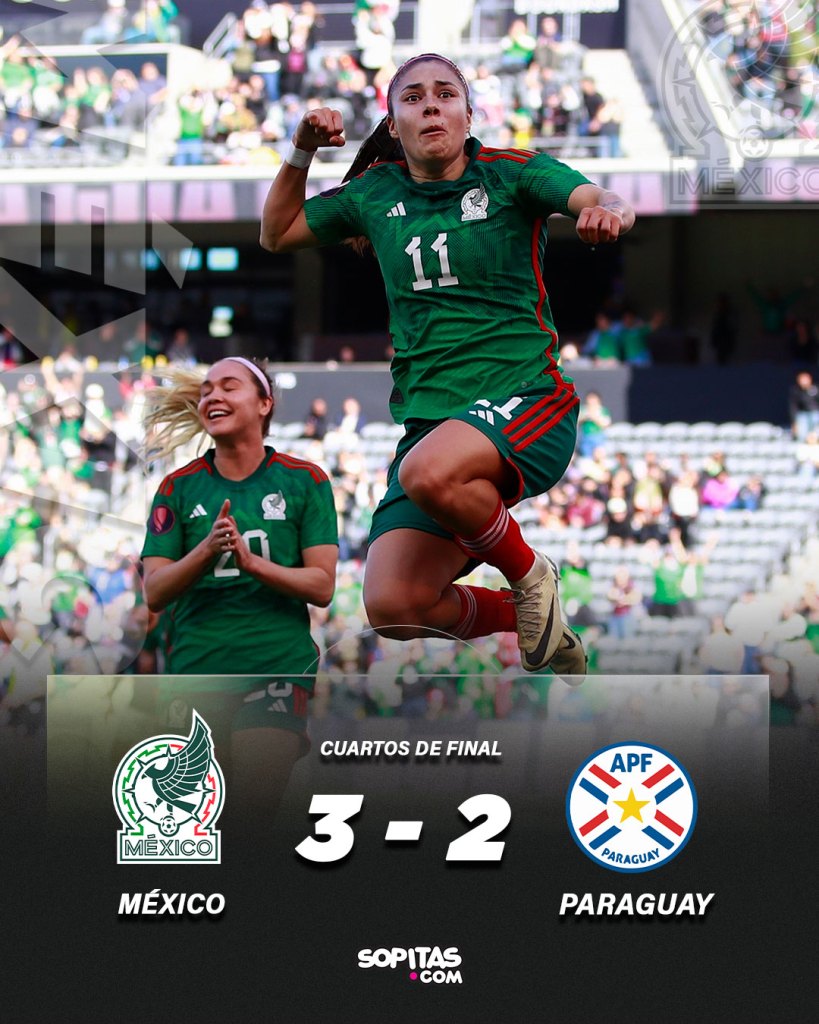 Jaqueline Ovalle México vs Paraguay