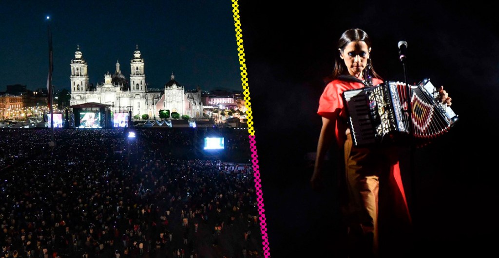Julieta Venegas y sus mensajes por las mujeres y desaparecidos en el Zócalo