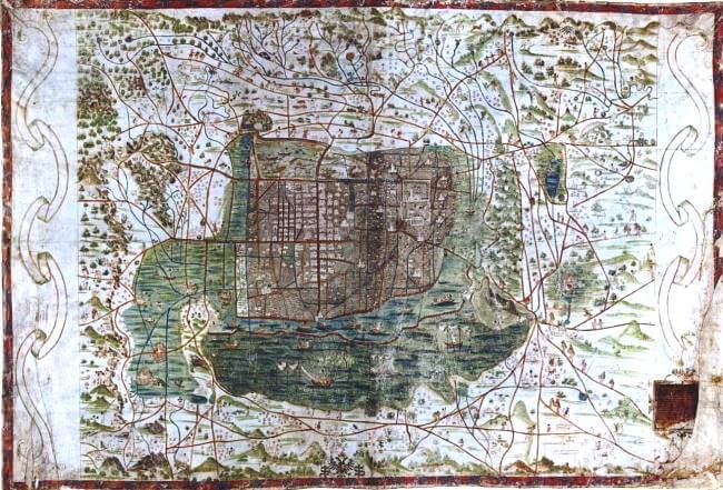 Colección de mapas viejos de la Ciudad de México