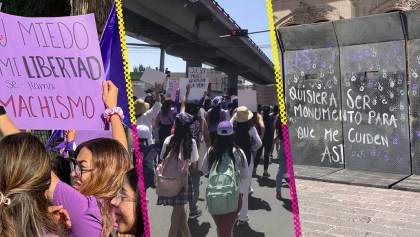 Marchas por el Día Internacional de la Mujer en otros estados de México.