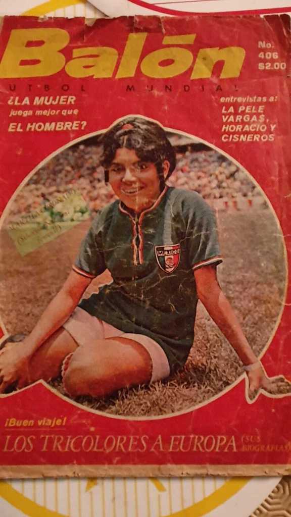 Martha Coronado, exjugadora del primer equipo de futbol femenil en México.