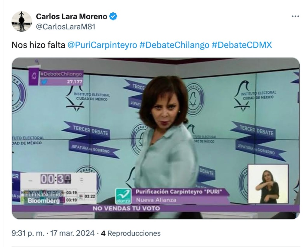 Van calados: Los memes del primer debate chilango 2024