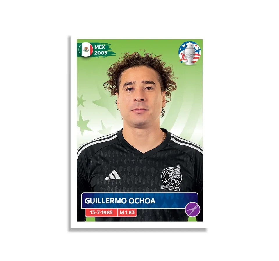 La estampita de Memo Ochoa para Copa América 2024