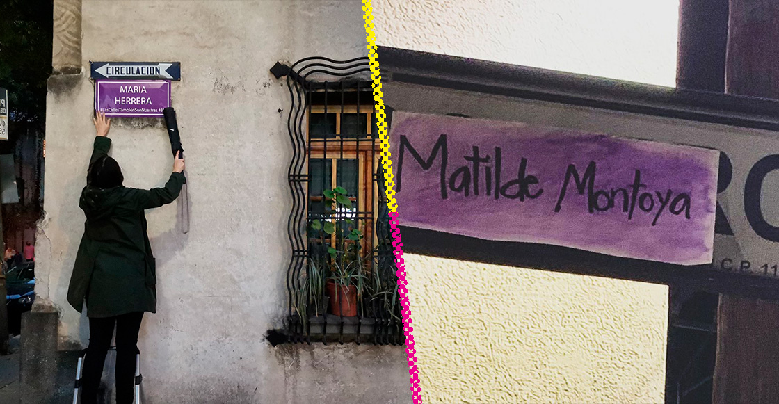 La iniciativa para renombrar calles con nombres de mujeres en CDMX